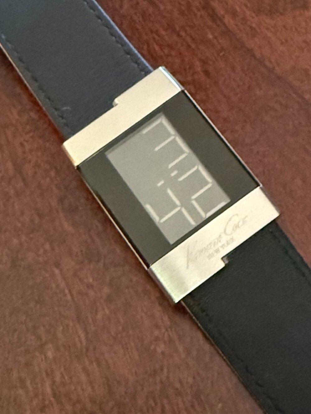 Vintage Kenneth Cole New York Minimalist Digital Watch (Model KC1296)